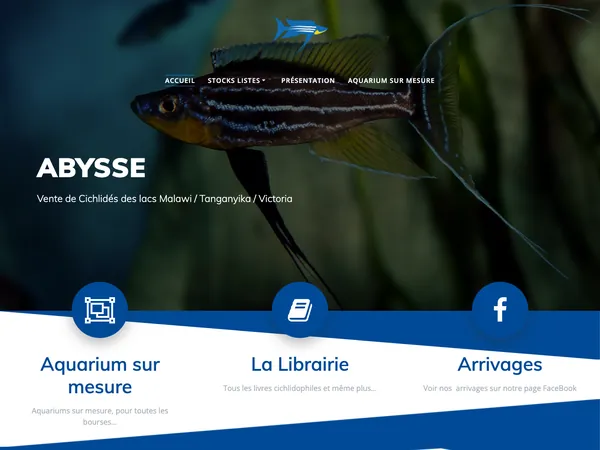 Page d'accueil de Abysse