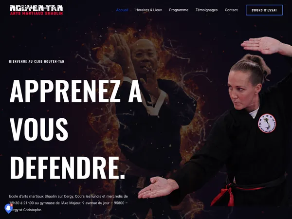 Page d'accueil de Nguyen-Tan