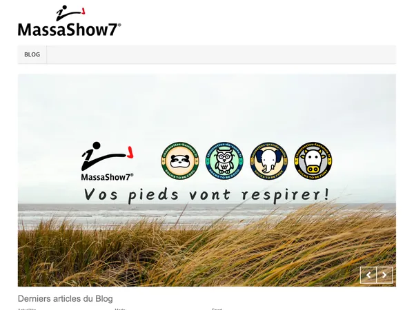 Page d'accueil de MassaShow7