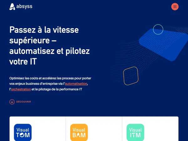 Page d'accueil de Absyss