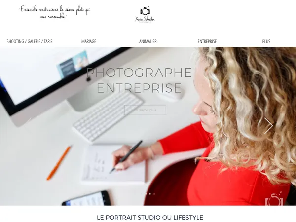 Page d'accueil de Xavier schneider photographe