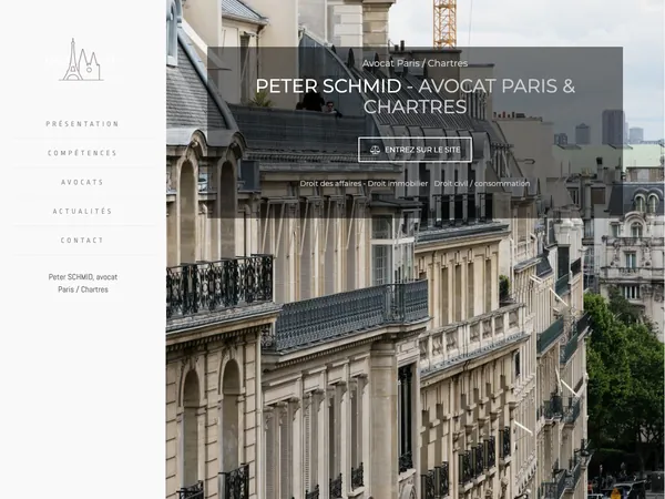 Page d'accueil de Cabinet Brunet Schmid