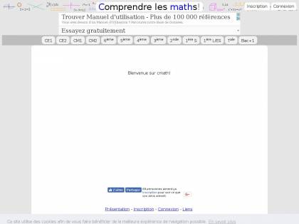 Comprendre les maths : Cours et exercices de math
