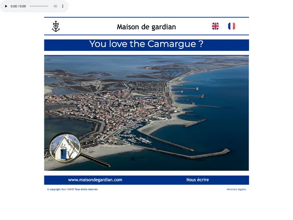 Page d'accueil de Maison de gardian