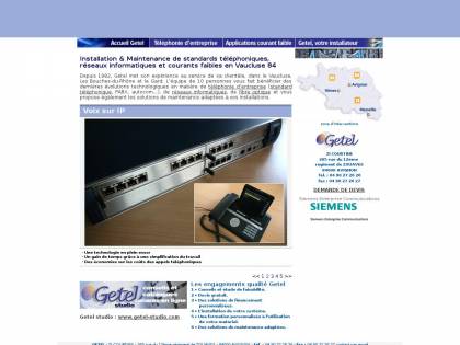 Getel : Installation téléphone, alarme et courants faibles en Vaucluse