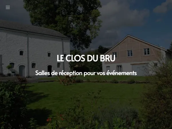 Page d'accueil de Le Clos du Bru