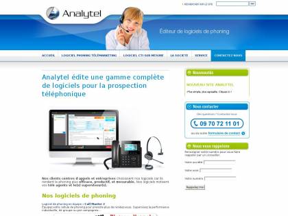 Analytel Logiciels De Phoning Et Telephonie Pour Centres Dappels