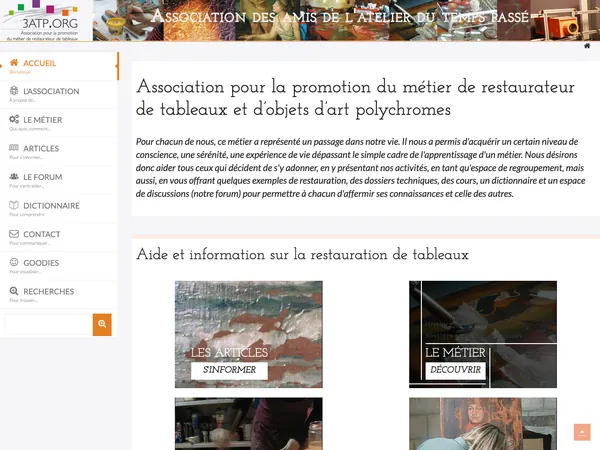 Page d'accueil de 3atp.org