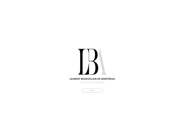 Page d'accueil de Laurent Beauvillain de Montreuil Architecte