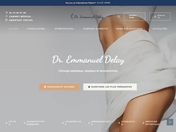 Page d'accueil de emmanueldelay.fr