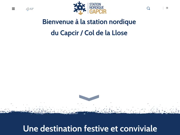 Page d'accueil de capcir-nordique.com