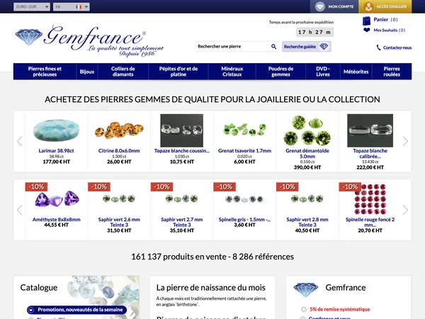 Page d'accueil de Gemfrance