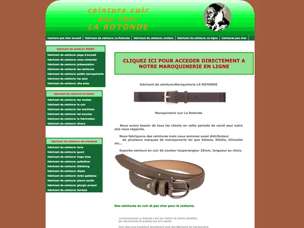 Page d'accueil de La Rotonde