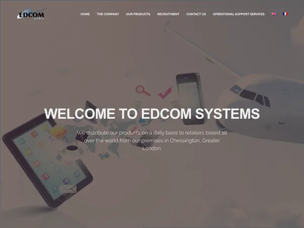 Page d'accueil de Edcom Systems LTD
