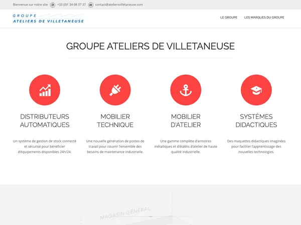 Page d'accueil de Ateliers de Villetaneuse - ATV