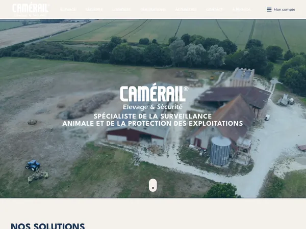 Page d'accueil de Camérail