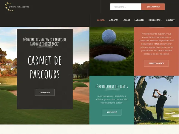 Page d'accueil de Carnetsdeparcours.com