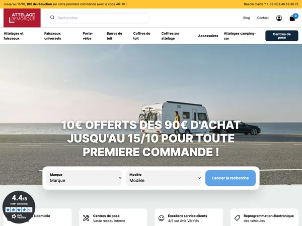 Page d'accueil de Attelage Remorque