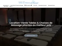 Table de massage pliante