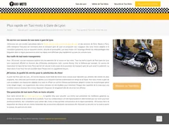 Jscourses Taxi Moto Gare de Lyon