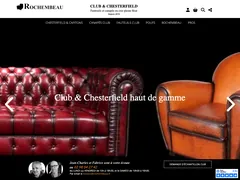 Rochembeau - Fauteuil Club Cuir