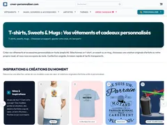 Boutique Vêtements : creer-personnaliser.com